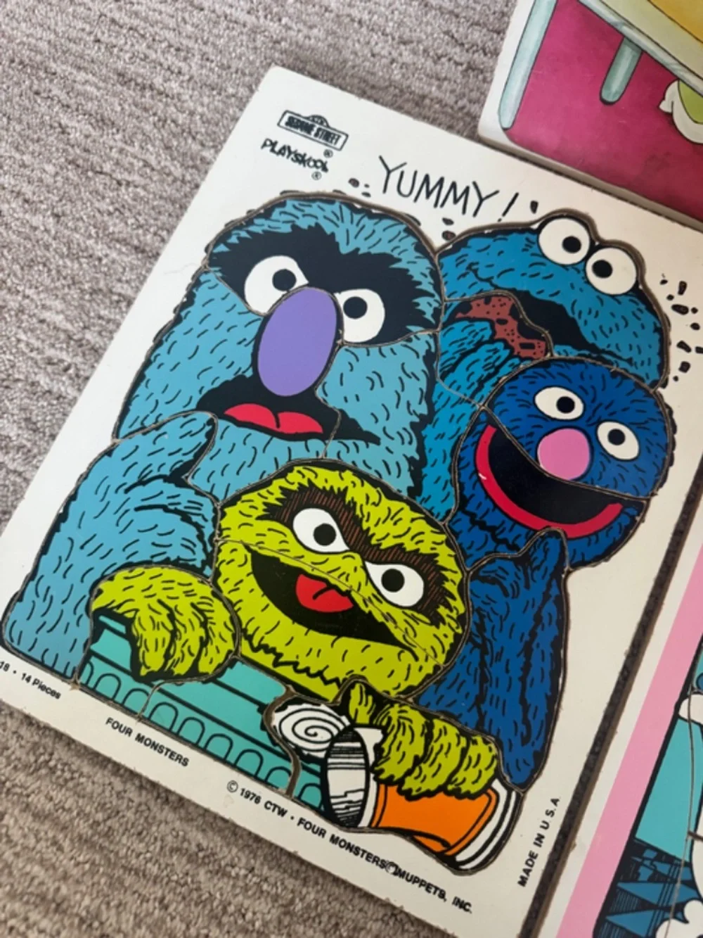 VINTAGE SESAME STREET PUZZLE BUNDLE!
